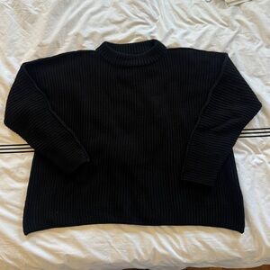 Frank & Eileen Black Montecito Sweater NWOT